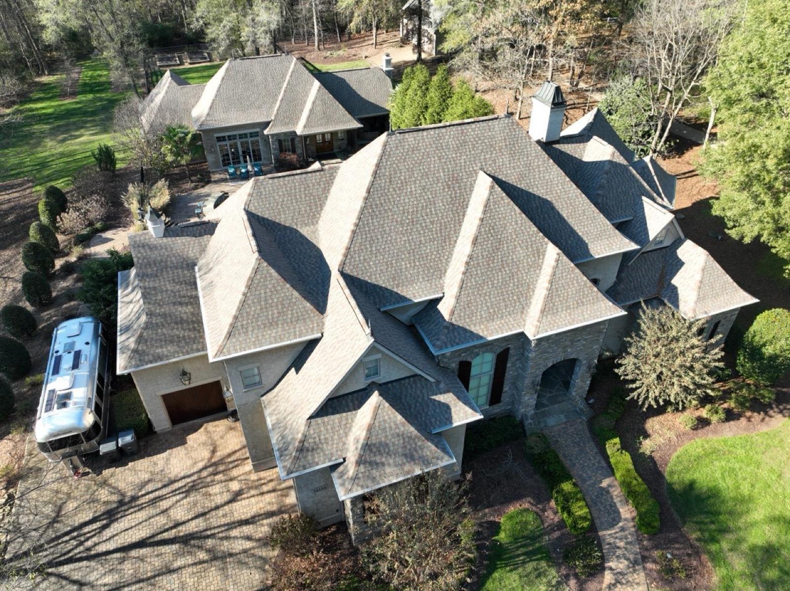 Luxury Home Architectural Shingle Roof in Lake Norman, NC